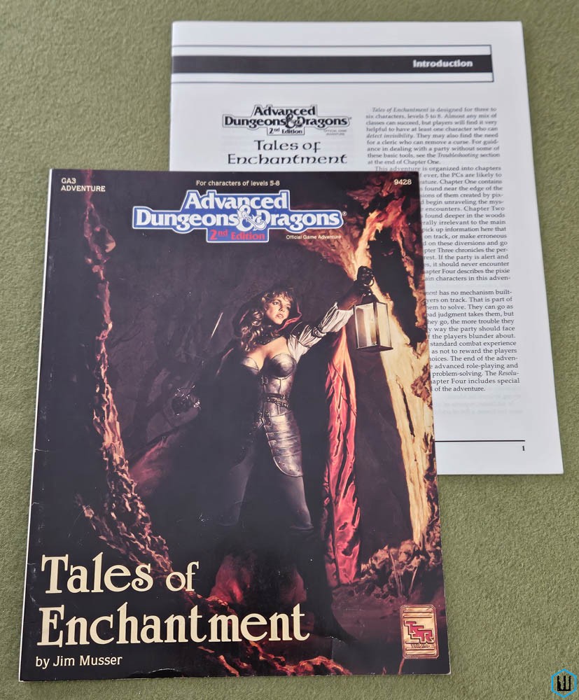 Tales of Enchantment (Advanced Dungeons Dragons GA3) Original 1993