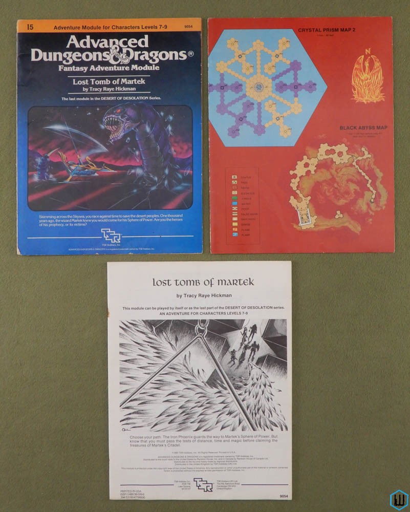 Lost Tomb of Martek (Advanced Dungeons & Dragons module I5)