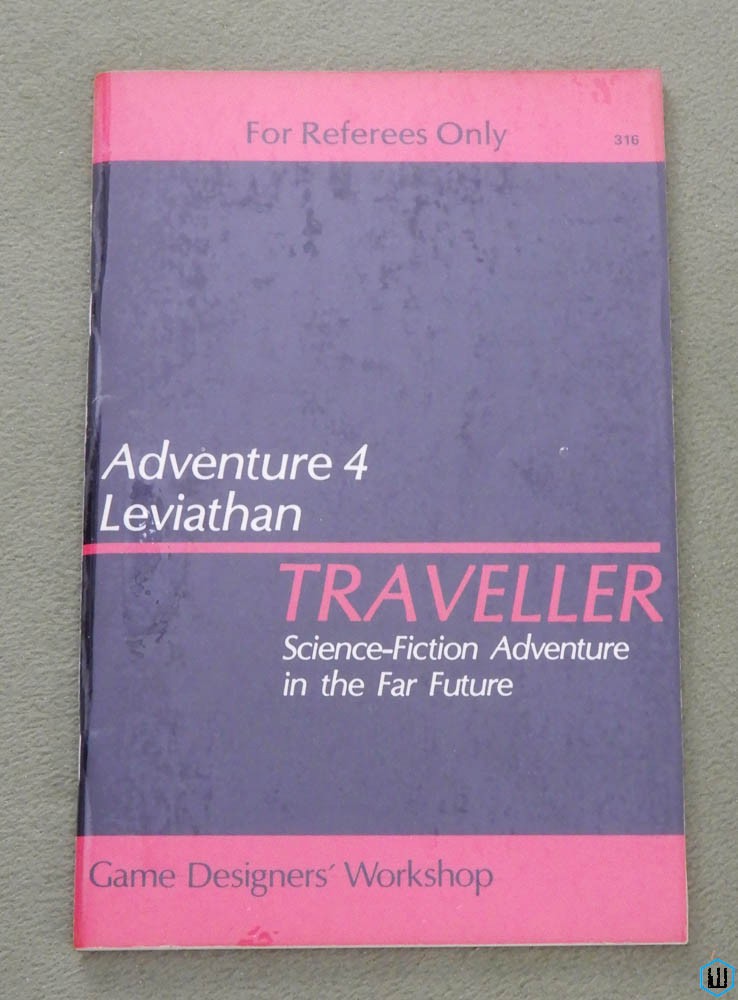 Leviathan (Traveller RPG Adventure 4) Cover Laminated
