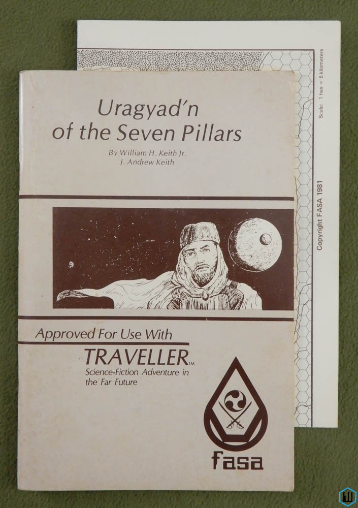 Uragyad'n of the Seven Pillars (Traveller RPG Adventure)