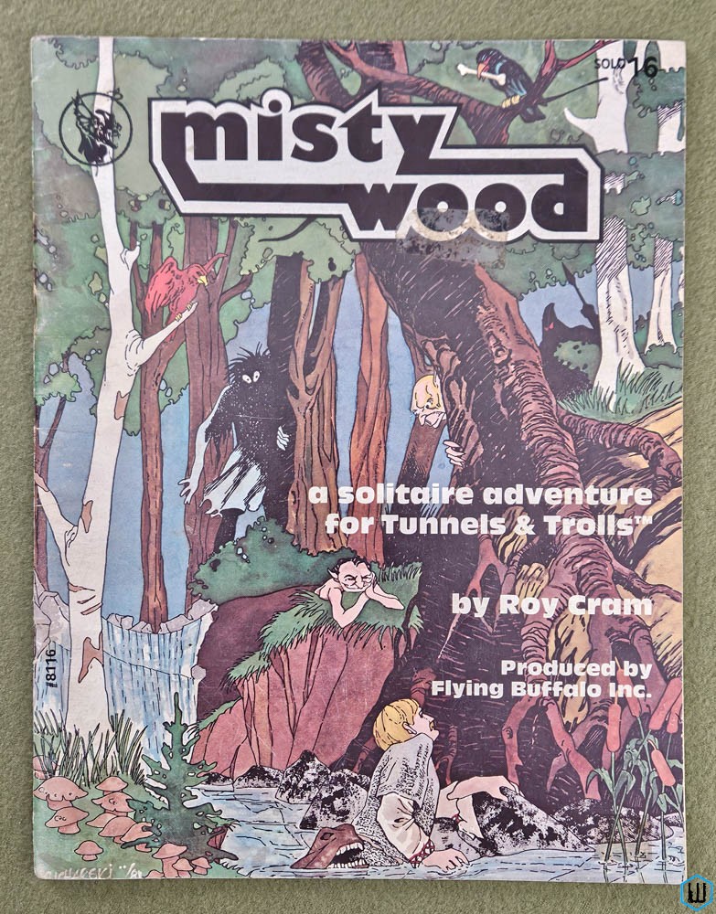 Misty Wood (Tunnels & Trolls RPG Solo Adventure 16) Flying Buffalo FB 8116