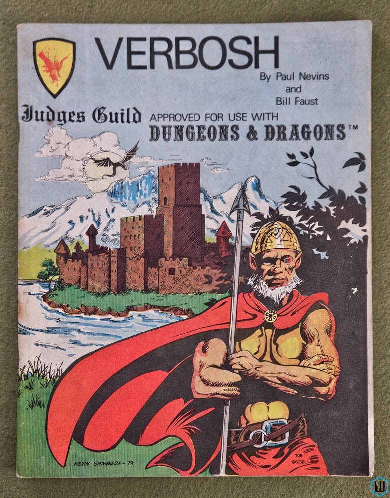 Image for Verbosh (Dungeons & Dragons) Judges Guild JG 108 Verbosh (Dungeons & Dragons) Judges Guild JG 108