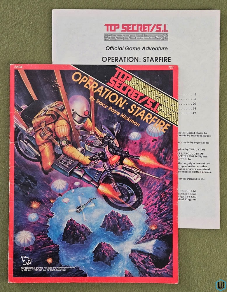 Operation: Starfire (Top Secret S.I. SI RPG TS1) TSR 7624