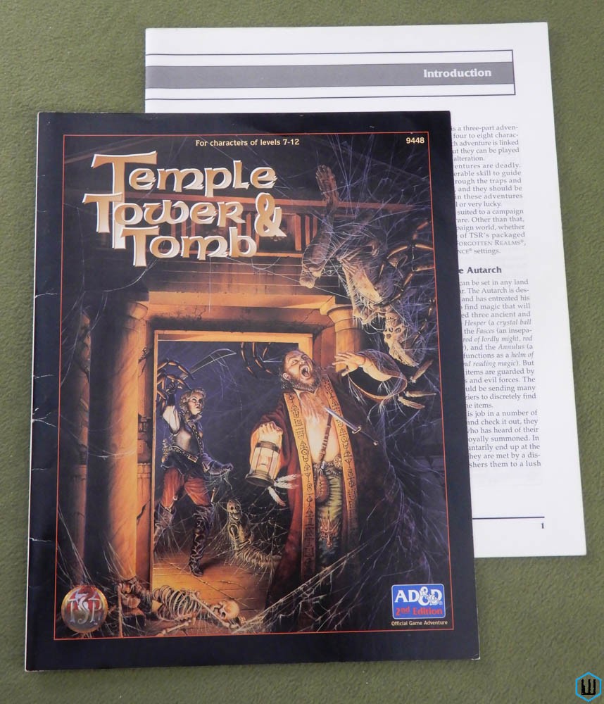 Temple, Tower, and Tomb (Advanced Dungeons & Dragons, 2nd Edition)