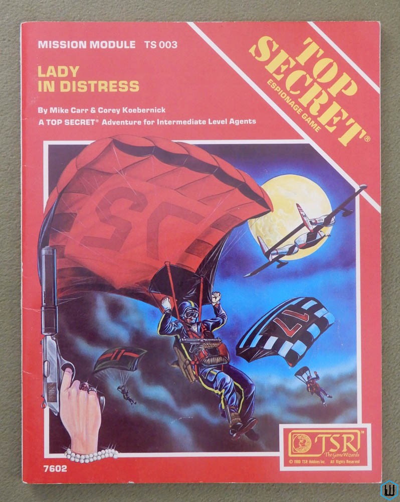 Lady in Distress (Top Secret RPG Espionage Adventure Module TS003)