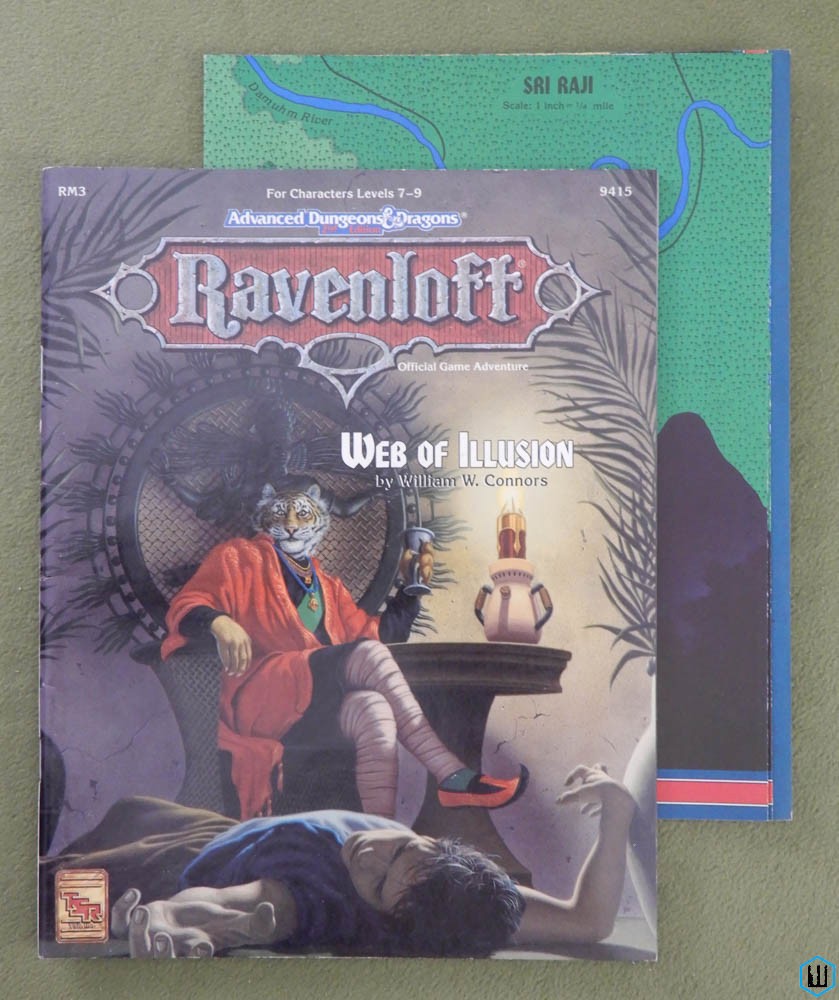 Web of Illusion (Advanced Dungeons Dragons Ravenloft RM3) Original 1993 edition