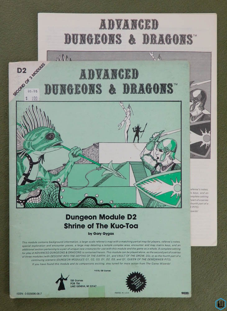 Shrine of the Kuo-Toa (Advanced Dungeons & Dragons Module D2)