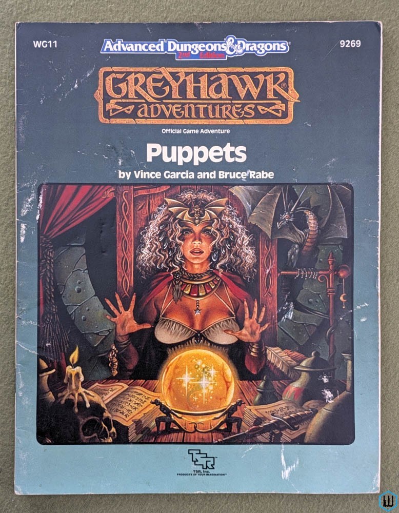 Puppets (Advanced Dungeons Dragons Greyhawk WG11) Play Copy TSR 9269