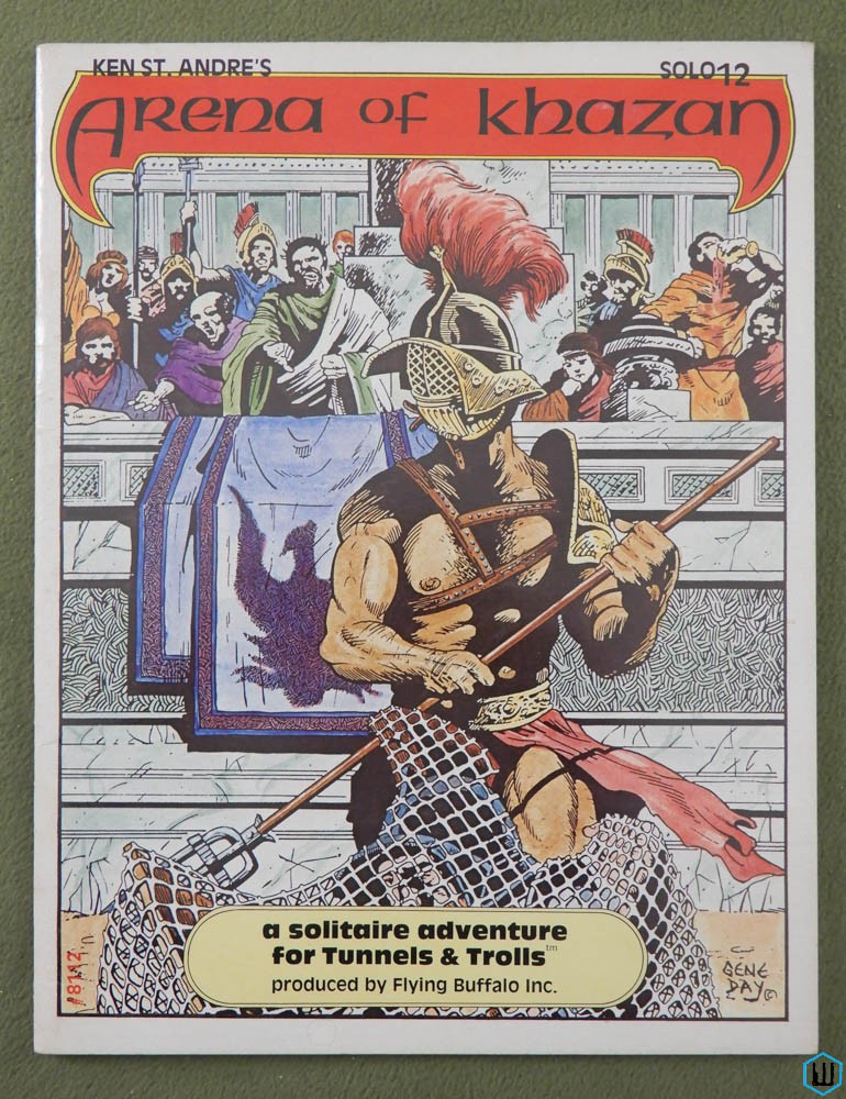 Arena of Khazan (Tunnels & Trolls RPG) - SIGNED by Ken St Andre