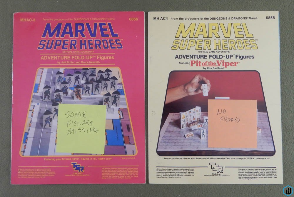 Adventure Fold-up Figures (Marvel Super Heroes MHAC3) missing figures