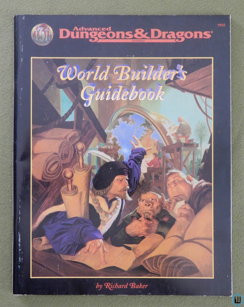 World Builder's Guidebook - MISSING FORMS PAD (Advanced Dungeons Dragons)