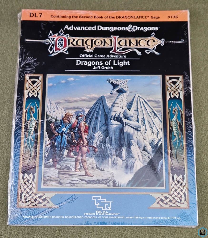Dragons of Light - SEALED (Advanced Dungeons Dragons Dragonlance DL7) TSR 9136