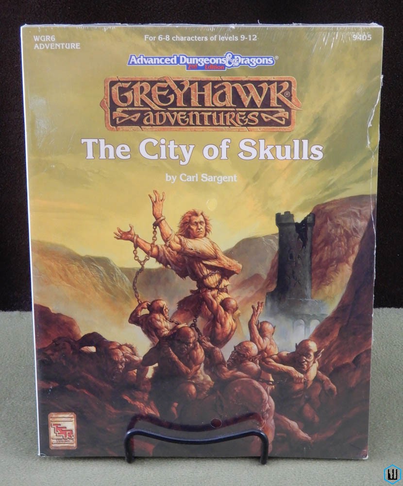 City of Skulls (Advanced Dungeons Dragons Greyhawk WGR6) SEALED