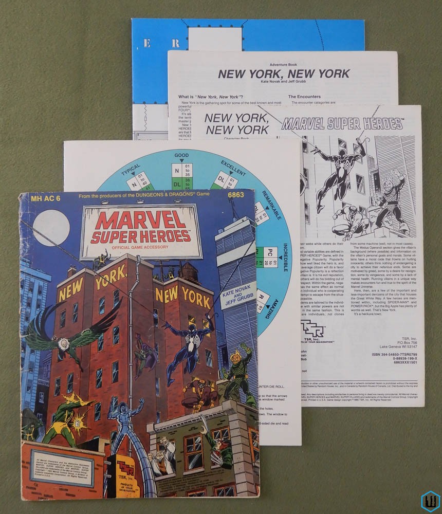 New York, New York (Marvel Super Heroes Module MHAC6)