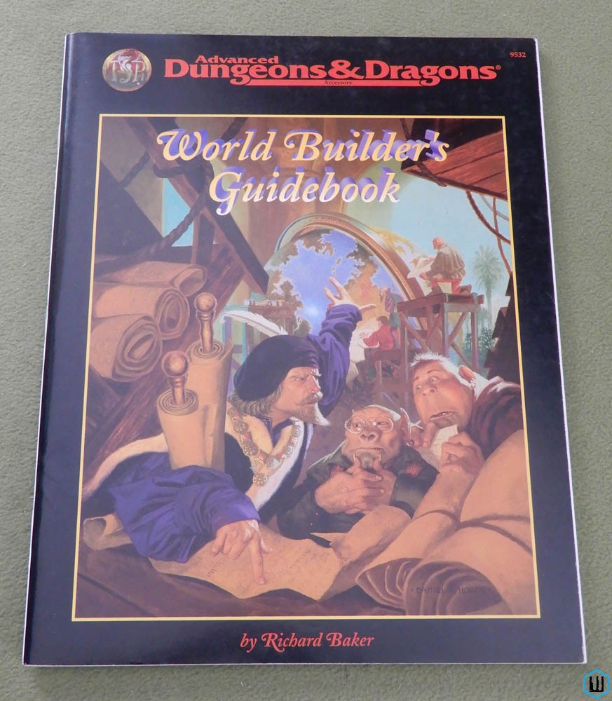 World Builder's Guidebook - MISSING FORMS PAD (Advanced Dungeons Dragons)