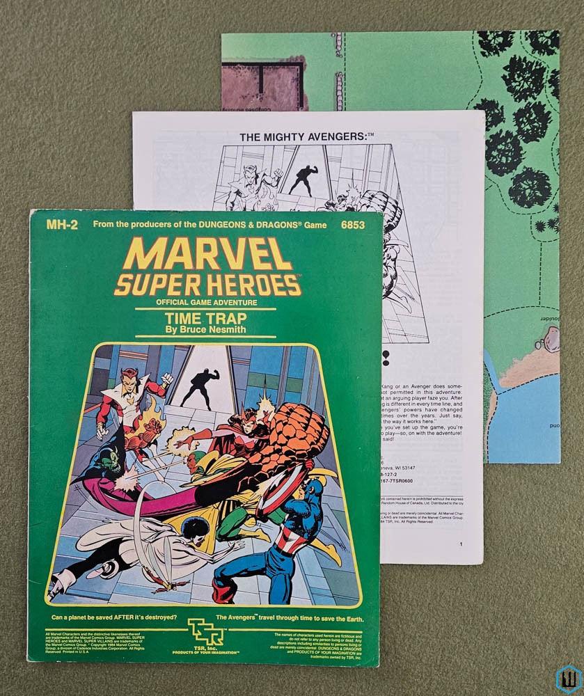 Image for TIME TRAP (Marvel Super Heroes MSH RPG module MH2) TSR 6853 TIME TRAP (Marvel Super Heroes MSH RPG module MH2) TSR 6853