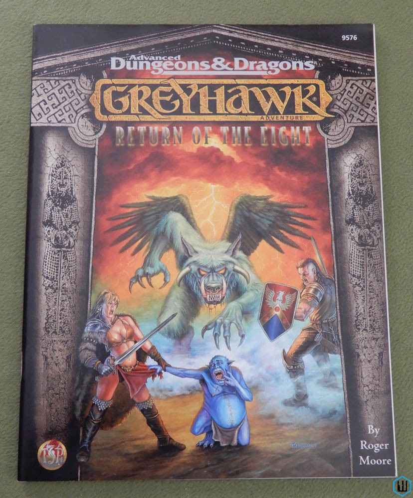 Return of the Eight (Dungeons Dragons Greyhawk) Worn 1998 edition