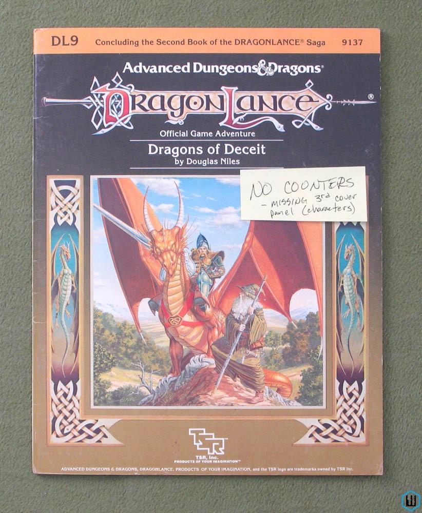 Image for Dragons of Deceit (Advanced Dungeons & Dragons Dragonlance DL9) - FLAWED