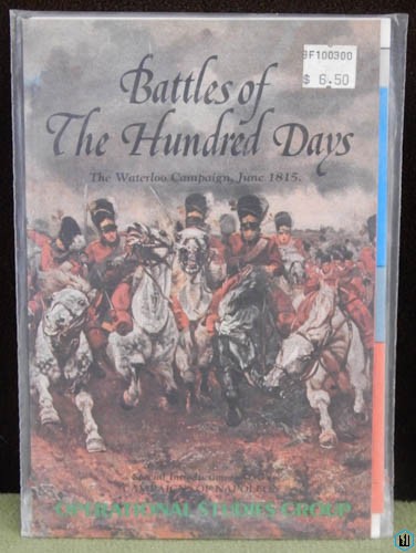 Image for Battles of the Hundred Days: The Waterloo Campaign June 1815 War Game