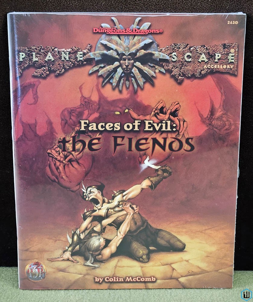 Faces of Evil The Fiends (Advanced Dungeons Dragons Planescape) SEALED Original TSR 2630