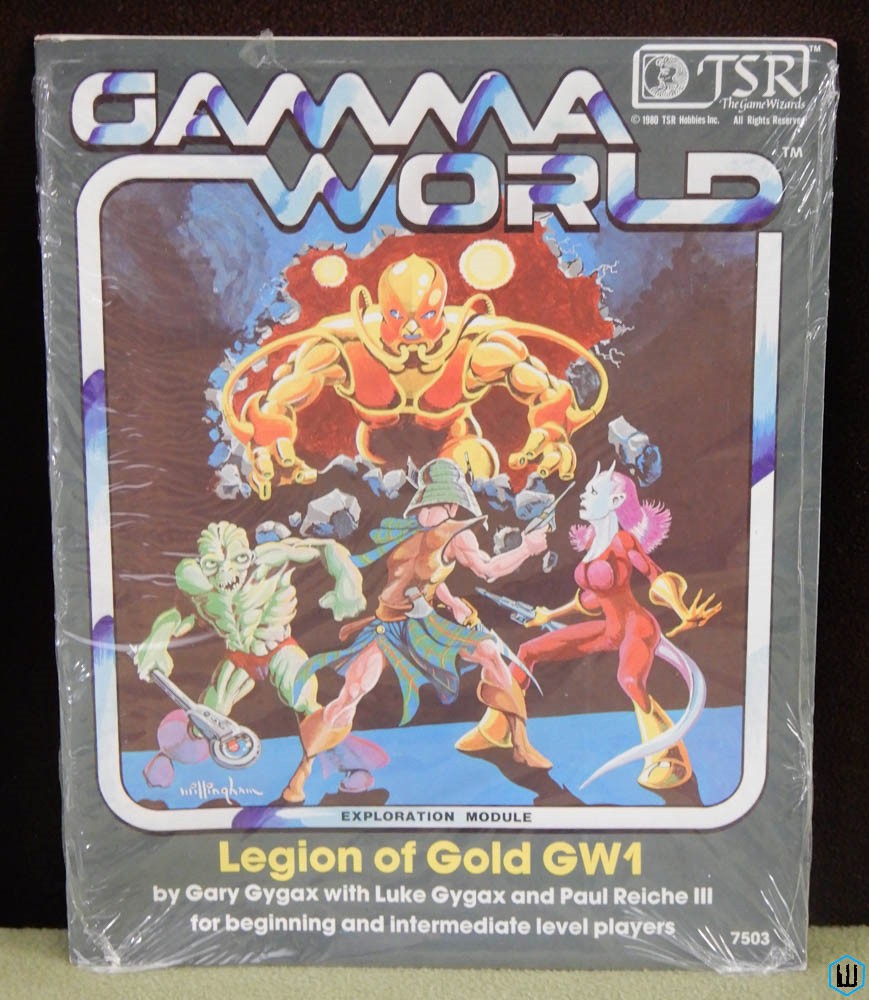 Legion of Gold (Gamma World RPG Module GW1) Gary Gygax Exploration Module