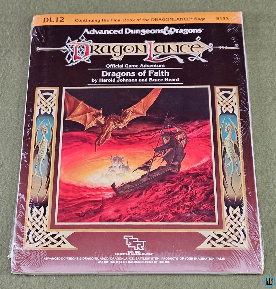 Dragons of Faith (Advanced Dungeons Dragons Dragonlance DL12) SEALED TSR 9133