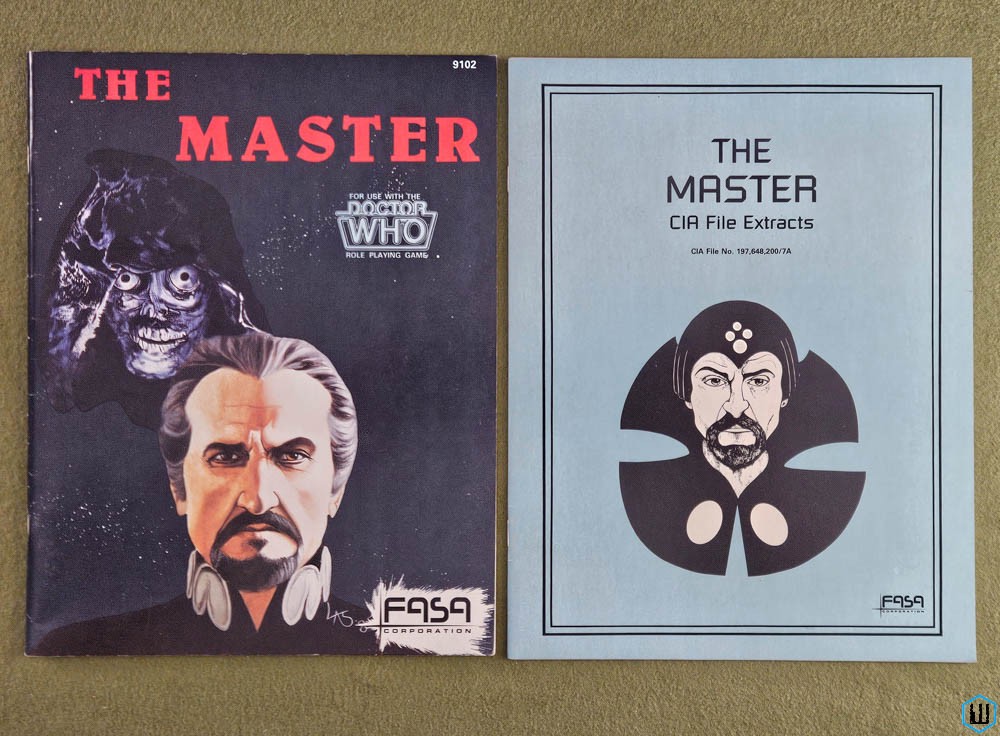 The Master (Doctor Who RPG 2 book set: The Master & CIA File Extracts) FASA 9102