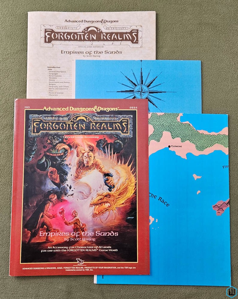 Empires of the Sands (Advanced Dungeons Dragons Forgotten Realms FR3) w MAPS