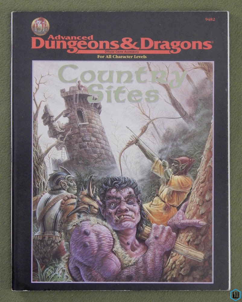 Country Sites (Advanced Dungeons & Dragons) Original 1995 edition