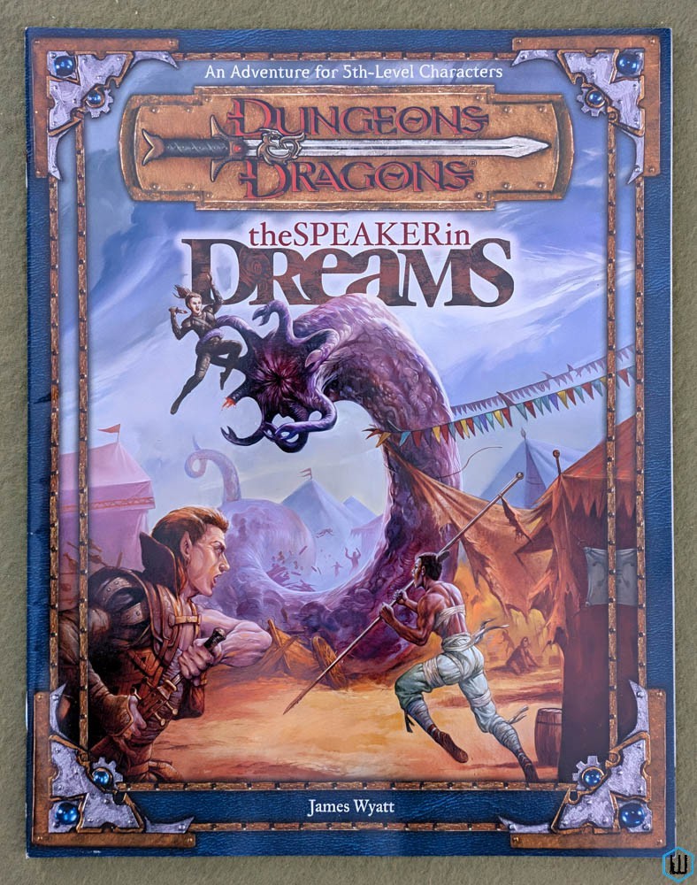 The Speaker in Dreams (Dungeons Dragons 3rd edition D20) Wizards Coast 11830