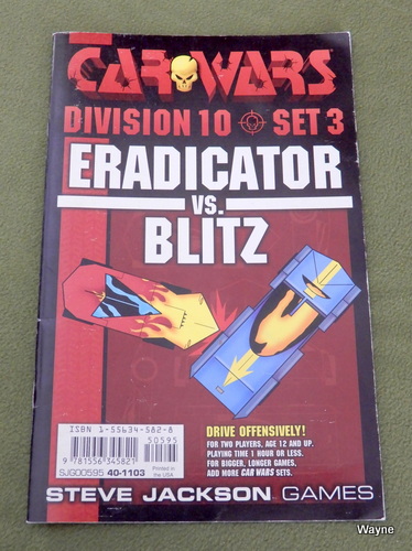 Image for Car Wars Division 10 Set 3: Eradicator vs. Blitz