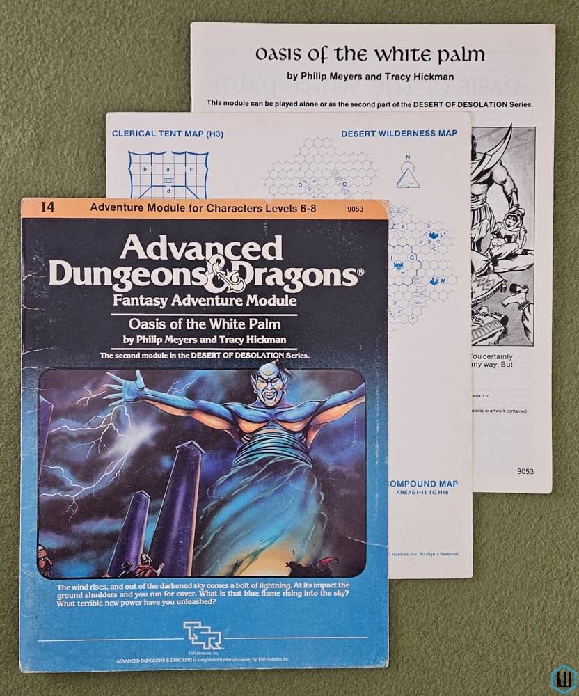 Image for Oasis of the White Palm (Advanced Dungeons Dragons I4) Original 1983 edition TSR 9053 Oasis of the White Palm (Advanced Dungeons Dragons I4) Original 1983 edition TSR 9053