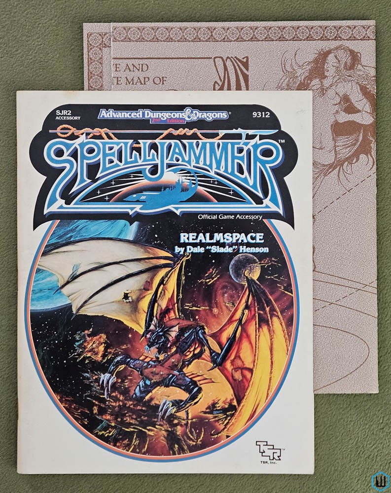 Realmspace (Advanced Dungeons Dragons Spelljammer SJR2) Original w MAP