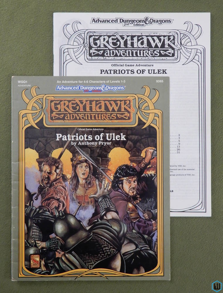 Patriots of Ulek (Advanced Dungeons Dragons Greyhawk WGQ1