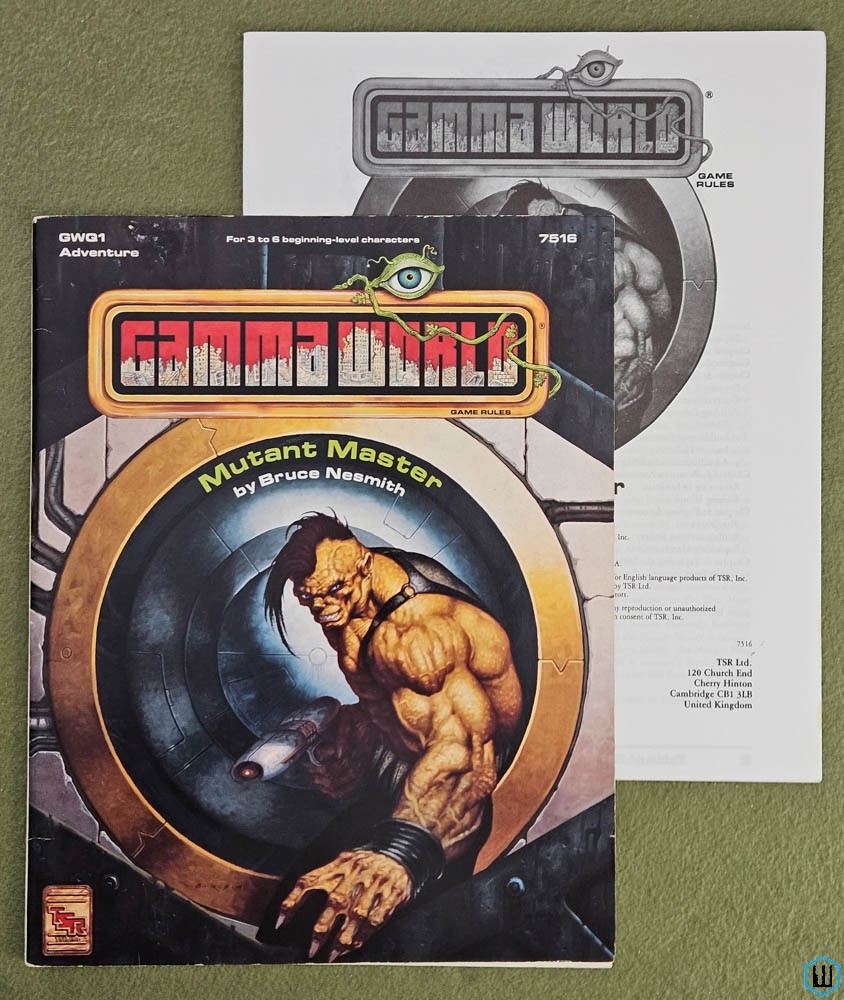 Mutant Master (Gamma World RPG 4th Edition) STAIN TSR 7516