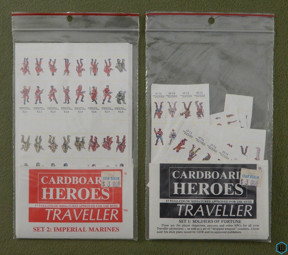 Cardboard Heroes (Traveller), Set 2: Imperial Marines