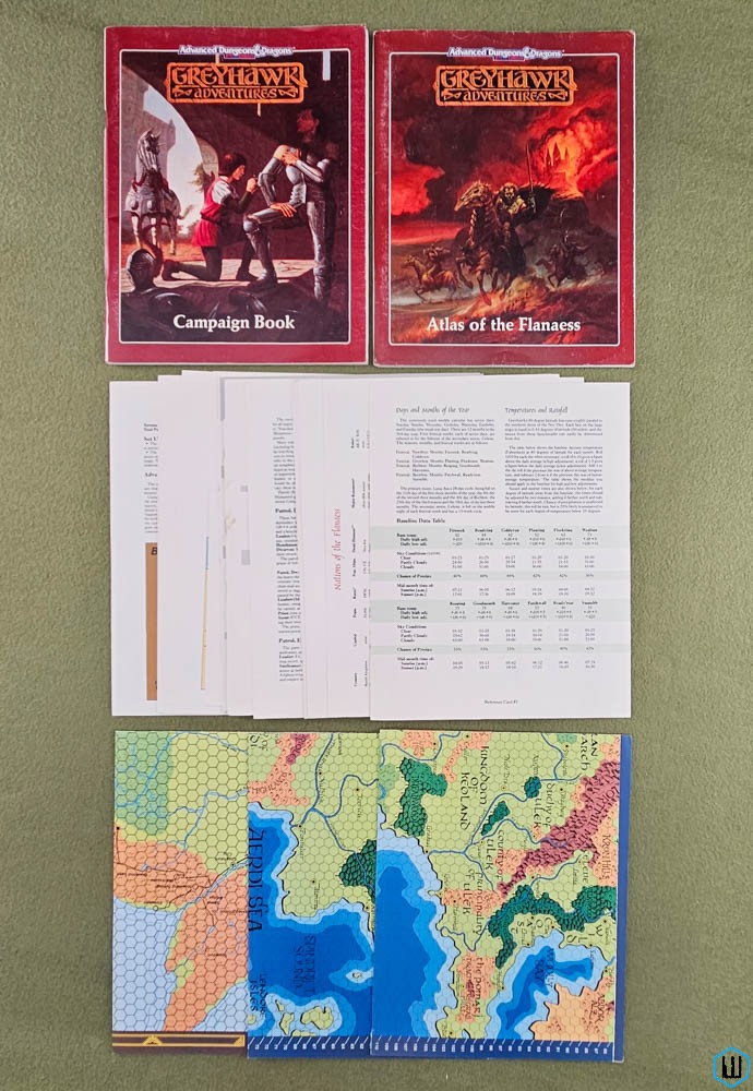 From the Ashes (NO BOX) Greyhawk Adventures Dungeons Dragons TSR