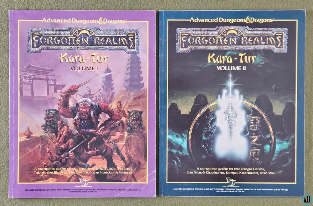 KARA-TUR, Volume 1 & 2 (Advanced Dungeons & Dragons) TSR