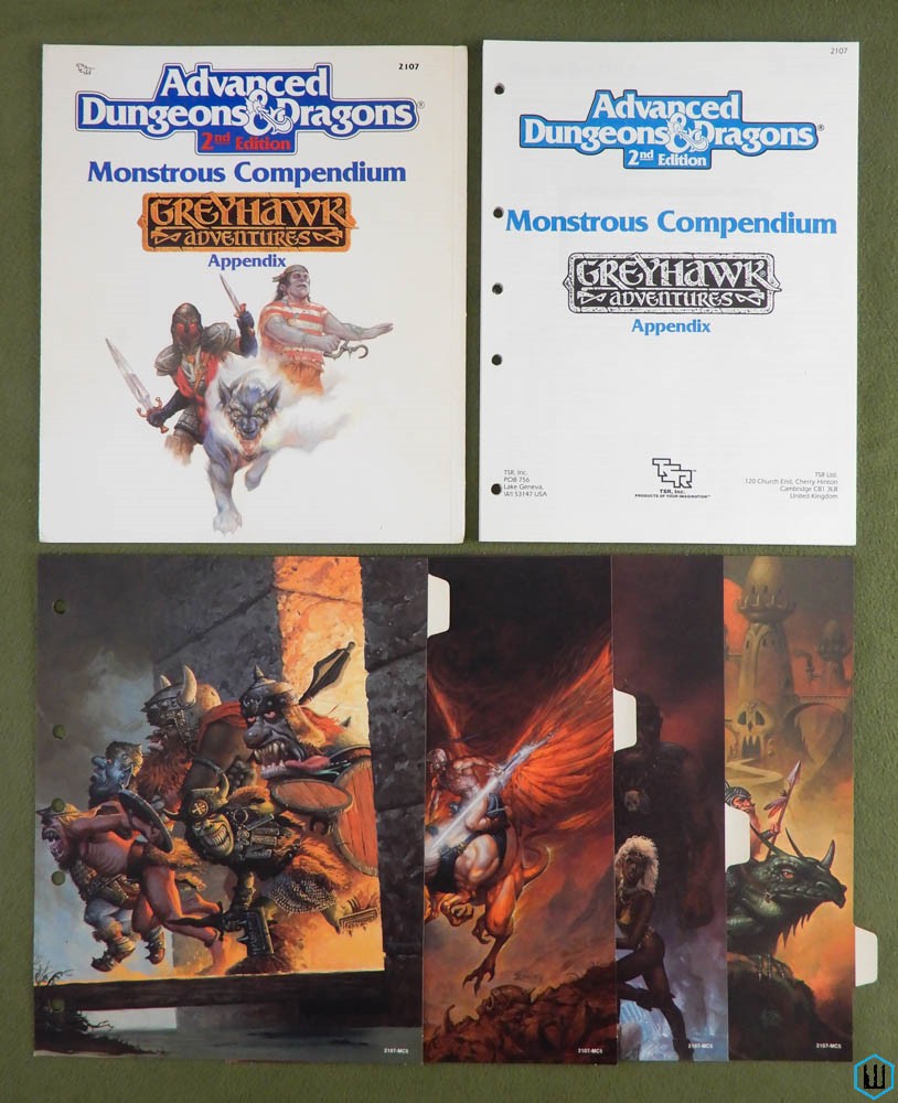 Monstrous Compendium: GREYHAWK Adventures (Advanced Dungeons Dragons)