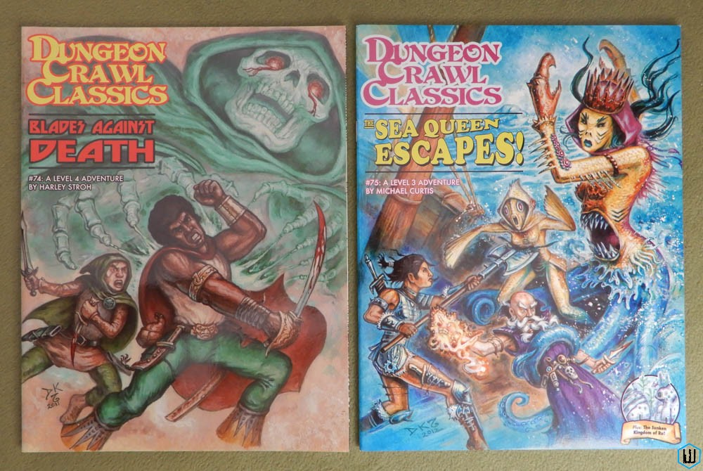 Sea Queen Escapes & Blades Against Death (Dungeon Crawl Classics DCC RPG)
