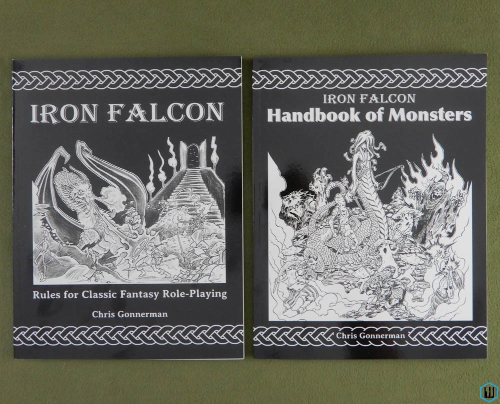 IRON FALCON + Handbook of Monsters (OSR RPG) Paperback
