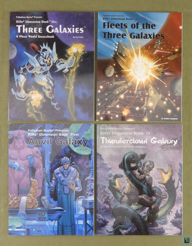 RIFTS Three Galaxies & Fleets & Anvil Galaxy & Thundercloud