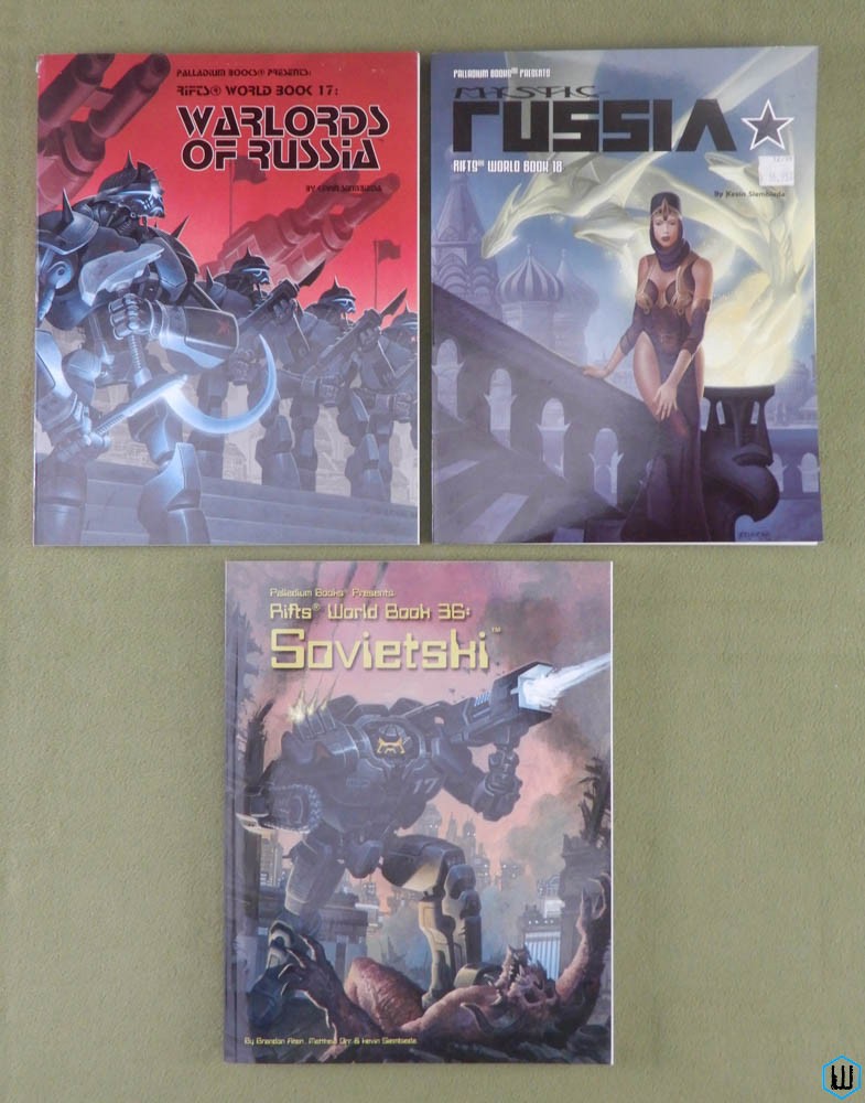 RIFTS Warlords of Russia & Mystic & Sovietski