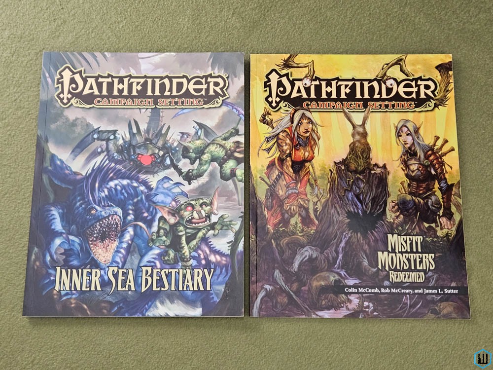 Misfit Monsters Redeemed + Inner Sea Bestiary (Pathfinder RPG) Paizo