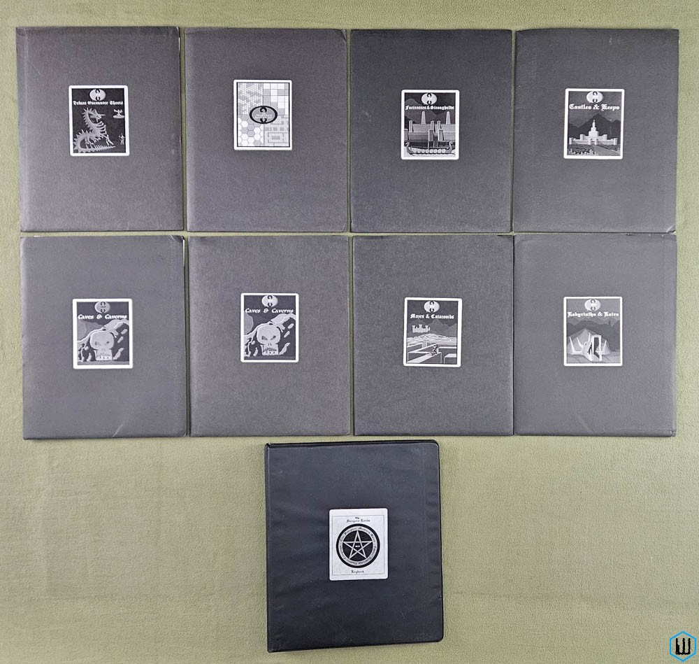 Stainless Steel Dragon Fantasy RPG Forms & Maps lot (1992-2002)