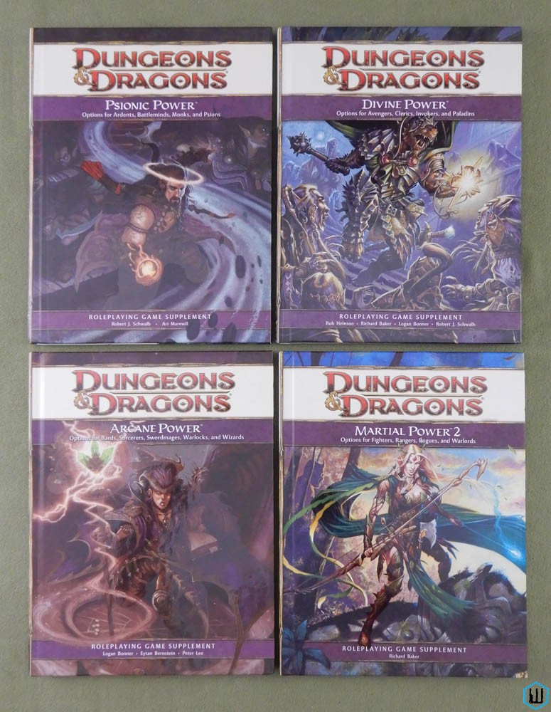 Psionic Power Divine Arcane Martial Power 2 (Dungeon Dragons 4e)