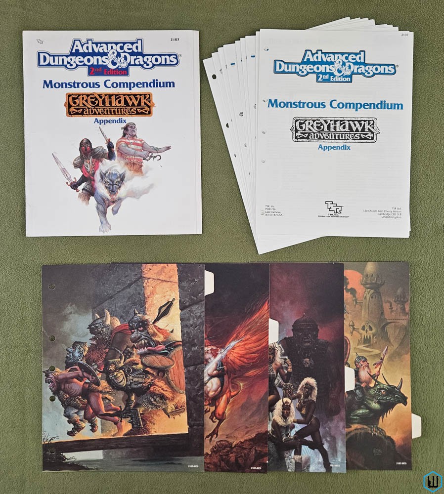 Monstrous Compendium: GREYHAWK Adventures (Advanced Dungeons Dragons)