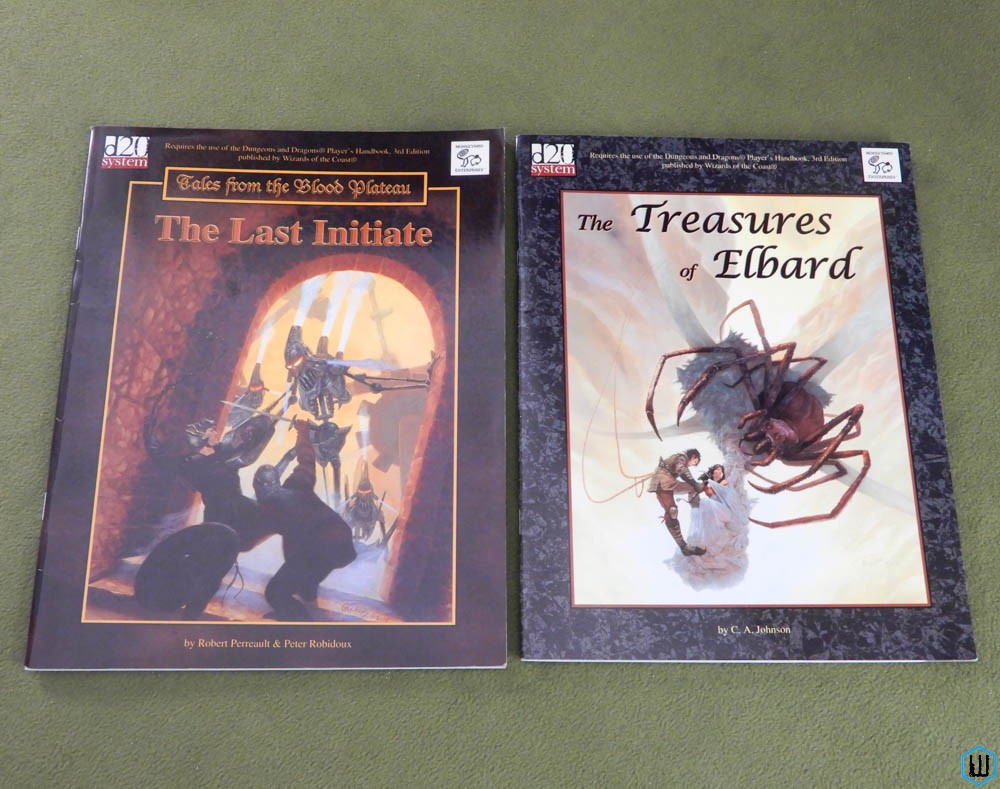 Treasures of Elbard + The Last Initiate, Tales Blood Plateau (D20 System)