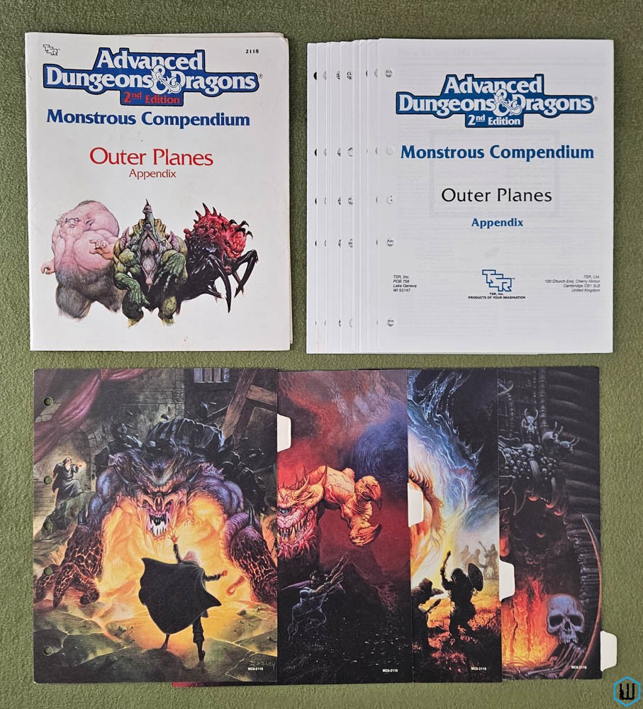 Monstrous Compendium OUTER PLANES Appendix MC8 (Advanced Dungeons Dragons) TSR 2118