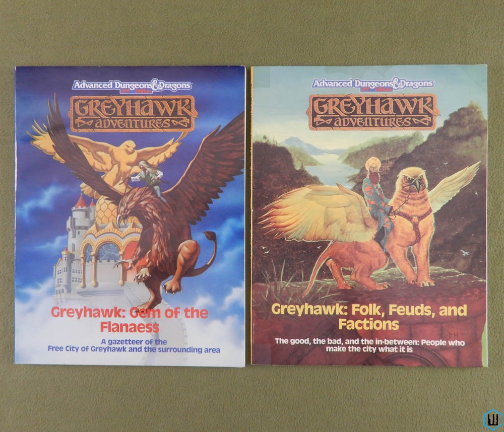Greyhawk, Gem of the Flanaess & Folks Feuds Factions (Dungeons Dragons)